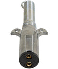 Buyers Products Tc2012 2-Way Zinc Trailer Electrical Connector Plug With Vertical Pins, durable die-cast alloy for secure connection.