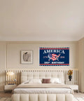 Bedroom decor with Totally All American 250th Anniversary Flag 3x5 Ft Double Sided Three Layer Fabric We The People 1776 2026