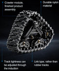All Terrain Caterpillar Track Set 2Pcs For 1/18 FCX18 And 1/24 FMS RC Trucks Beefed Up Replacement Parts With Durable Nylon Material