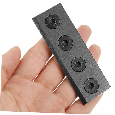 Sliding Barn Door Track Connector Kit Hardware For Smooth Operation No Fuss All In One Rail Connecting Plates Set