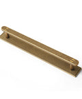 7.56 Inch Antique Brass Cabinet Pulls With Backplates 2 Pack Beefy Heavy Duty Solid Metal Hardware For Dresser And Cabinet Renovation Built To Last With Vintage Rustic Look And Timeless Quality.