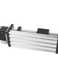 400mm Travel CNC Linear Stage Actuator With 1605 Ball Screw Double Optical Axis Rails Nema23 Stepper Motor side view