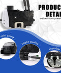 Front Left Driver Side Door Lock Actuator For Hyundai Tucson 2010 Through 2017 Electric Power Latch Motor detail with 6-pin plug.