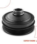 Engine Harmonic Balancer Pulley Direct Fit Bolt On Replacement For Dodge Sprinter 2500 3500 Freightliner 2007-2009 close-up