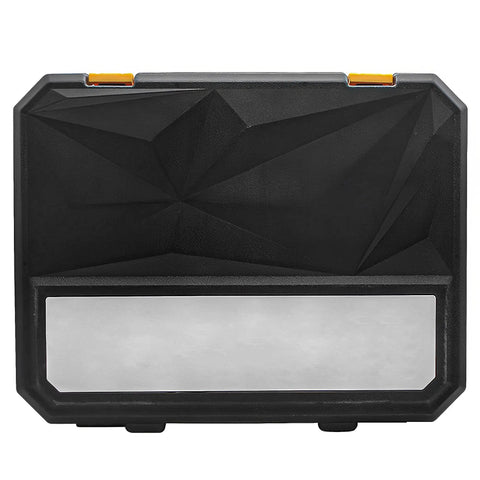 Black plastic case from 168 Piece Socket Wrench Auto Repair Tool Set With Plastic Toolbox Storage Case For Home Garage Projects