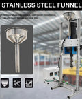 Game Changing Vertical Single Screw Extruder One Inch Diameter for 3D Filament Producing with stainless steel funnel, high resistance.