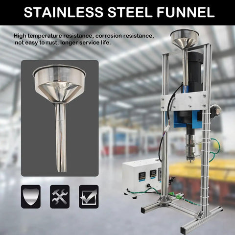 Game Changing Vertical Single Screw Extruder One Inch Diameter for 3D Filament Producing with stainless steel funnel, high resistance.