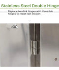 Durable 304 Stainless Steel Electrical Box And Junction Enclosure Built To Last And Tough As Nails Weatherproof Outdoor Cable Box hinge detail