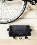 Ultimate Oxford Waterproof Bike Front Handlebar Bag For Cycling Adventures, 900D Cloth Organizer With Easy Mounting, Perfect Storage Solution For Mountain Biking And E-Bike Rides On Any Road Trip, black