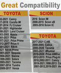 Great compatibility chart for Heavy Duty Fuel Tank Door Rivet 10 Pack Gas Cap Screw Fastener Clips For Toyota Lexus models.