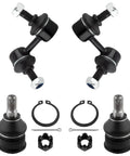 Honda Element Front Sway Bar End Link Kit And Front Lower Ball Joint Set With 2 End Links And 2 Ball Joints For 2003 2011