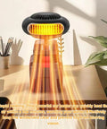Portable Battery Car Heater Packed With A Massive 12000mAh Cell And Lightning Fast Heat, compact design on desktop.