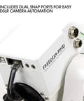 GoTo Telescope Mount With Dual OTA Capability And Belt Driven Steppers showing dual snap ports for DSLR automation