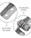 Close-up of Heavy Duty Adjustable Friction Hinge Kit For Doors And Cabinets With Damping So It Stays Put At Any Angle 0.8 Nm Torque