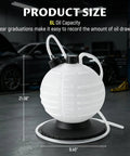 Shop Grade 6 Liter Manual Vacuum Oil Extractor Pump With Easy Read Scale And Kink Proof Tubing Plus Three Heavy Gauge Extensions For Total Hassle Free Fluid Pulling, showing 6L capacity and measurement markings.