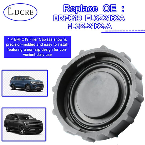 Brake Fluid Reservoir Cap Replacement For Ford F150 1997 1999 2009 2013 Expedition 1997 2002 2007 2017 Lincoln Navigator 1998 2002 2007 2017 Master Cylinder Filler Cap Easy Fit No Hassle Install OE Style close-up