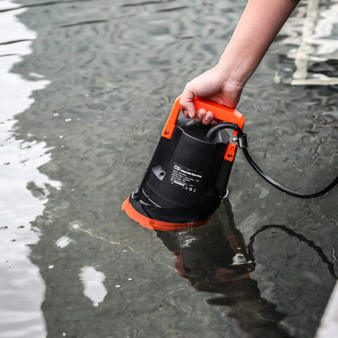 All Purpose Submersible Water Pump 1HP 3430 GPH Portable Drainage for Pools Ponds Gardens Basements and Flooded Cellars