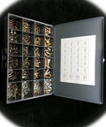 Grade 8 Fine Thread Bolts, Lock Nuts, And Washers Hardware Kit For Quarter Midget Cars in plastic organizer