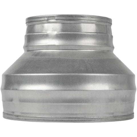 6 To 4 Inch Round Duct Reducer Male Fit Galvanized Steel Duct Increaser For Ventilation Systems Heating And Cooling Dryer Duct And Dryer Vent Hose Connector Easy Inside Duct Installation, galvanized steel