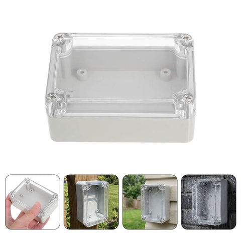 Solid 6 Piece Waterproof Junction Boxes With Lids For Outdoor DIY Electronics Wiring Projects Featuring Clear Abs Case Design on post
