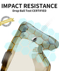 Close-up of Six Pack Safety Goggles With Anti Fog Lenses ANSI Z87.1 Certified, drop ball test showing impact resistance.