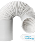 Portable Air Conditioner Vent Hose 47 Inch Long 5.9 Inch Diameter Exhaust Tube For Most Portable AC Units Anti Clockwise Connection