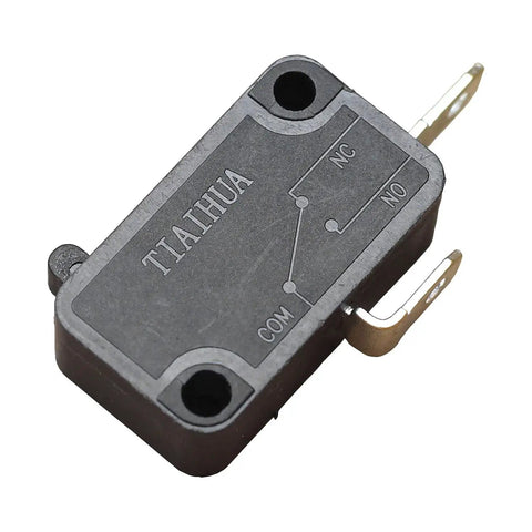 2 Pack Mini Micro Switch 2 Pin Single Connection ZW7-1 15A 250V And 125V Dust Proof Limit Switch for Home DIY Machinery Arcade Projects