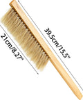 Two Pack Bee Brush With Wooden Handle For Beekeeping, Soft Horsehair Bristles, Bee Hive Brush, Beekeeping Tool For Frame Inspections