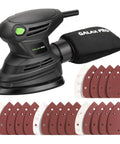 Detail Sander 1.7A 15000 OPM Compact Electric Sander with handy dust bag and 20 sandpapers for home decor DIY projects