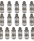 16 Piece Hydraulic Valve Lifter Set For 1.4L L4 Engines Compatible With Buick Encore Cadillac ELR Chevrolet Cruze Limited Sonic Trax Volt Replacement Parts LIF343 LFK16343 9128603 Premium Quality For Your Ride arranged in rows
