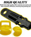 Five Piece Transmission Shifter Linkage Cable Bushing Repair Kit with ABS and silicone components, close-up view