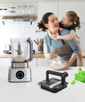 Replacement Lid For 72 Oz Blender Pitcher Compatible With A Wide Range Of Models With A Snap Tight Seal No Spill Keeps Your Blends Fresh And Ready For Everyday Kitchen Use And Quick Grab And Go Smoothies, black plastic, angled view