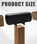 2 Pack 4 By 4 3 Way T Shaped Pergola Brackets Metal Wood Post Connector for Pergola and Outdoor Structures heavy duty kit