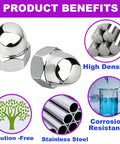 License Plate Retainer Nuts and Screws for Volvo XC90 S60 S40 S90 V60 V90 with Tall Dome Stainless Steel 18 8 Caps benefits