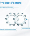 Ten Pack Five Eighth External Tooth Lock Washers Zinc Plated Carbon Steel Multi Tooth Star Washers Locking Fasteners