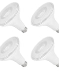 PAR38 LED Flood Light Bulbs 3000K Warm White, 1275 Lumens, 15W 100W Equivalent, Dimmable, Wet Rated for Indoor Outdoor Security, 4 Pack