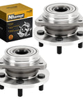 Beefy Front Wheel Hub Bearing Assembly 2 Pack For Jeep Wrangler TJ 1997-1999, Wrangler YJ 1990-1995, with no ABS, and box on the side
