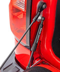 Hydraulic Tailgate Assist for Chevy Silverado and GMC Sierra 1500 2500HD 3500HD 2007 to 2018 installed on red truck