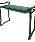 Folding Garden Kneeler Seat With Side Rails Lightweight Portable Gardening Bench And Sitting Stool For Easy Up Down Soft Cushioned Kneeler Reduces Knee Strain And Protects Clothes From Dirt No Assembly Required