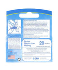 Back packaging of Airplane Ear Plugs For Pressure Relief And Flight Comfort, Stops Ear Pain And Ear Popping On Takeoff And Landing