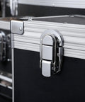 5pc Heavy Duty Duckbill Toggle Latches Secure Metal Hasp Clamps For Tool Chests And Storage Cases Locking Mechanism That Won T Shake Loose During Transport Freight Or Shipping close-up of chrome latch on tool chest