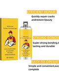 Pro Grade Tile Repair Kit For Porcelain Granite And Marble With Quick Dry Glue package with repair agent and instructions