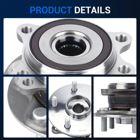 Plug-And-Play Front Wheel Bearing And Hub Assembly 513439 Pair Compatible With Toyota Camry 2018-2022 product details