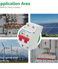 DC Miniature Circuit Breaker DZ47 63Z 500V 2 Poles 50A For Battery And Solar PV DC Systems in various applications