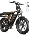 Adult Electric Bike For City Commutes And Weekend Cruisin' With Pedal Assist, Long-Range Battery, Silent Smooth Ride, phone app view