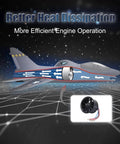 50mm EDF Brushless Motor With ESC For RC Jets 4S KV4300 installed in model jet with heat dissipation graphics
