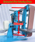 Heavy Duty Electric Belt Sander And Bench Sander With Sanding Belts For Serious Wood And Metal Jobs Kicks Ass With 1100W Grinding And Polishing Machine Using Brushless Motor For Sweet Smoothing with extended flat grinding plate.