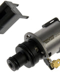 Torque Converter Lock Up Solenoid For Subaru Automatic Transmissions, OE Style Replacement, shown with connector parts