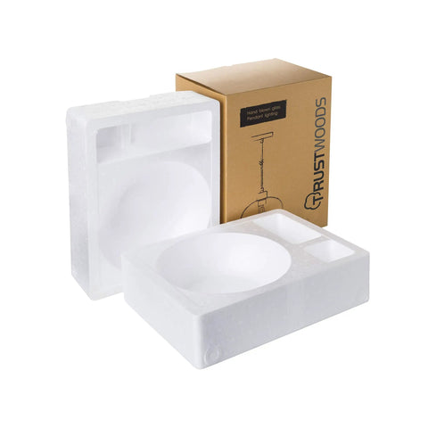 Packaging for Hand Blown Glass Pendant Light For Kitchen Island And Dining Areas With Adjustable Nylon Cord