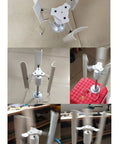 Vertical Axis Wind Turbine Kit With Three Phase Permanent Magnet Generator For Home DIY Wind Power Model PVC Blades in motion